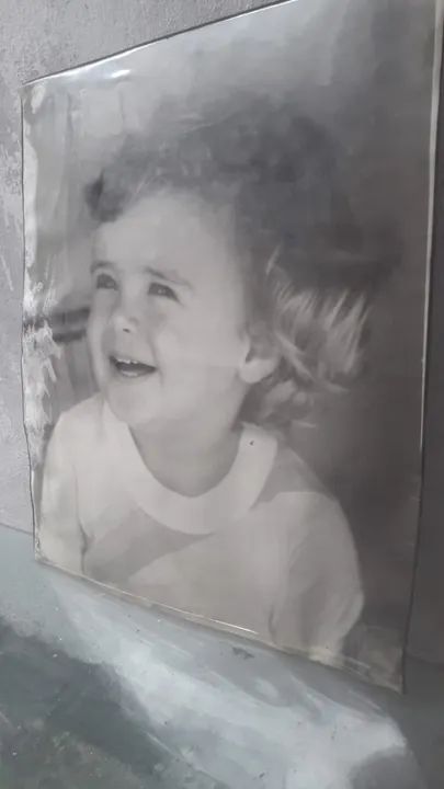 Antiguidade Quadro anos 70 Foto original de época - Foto 2