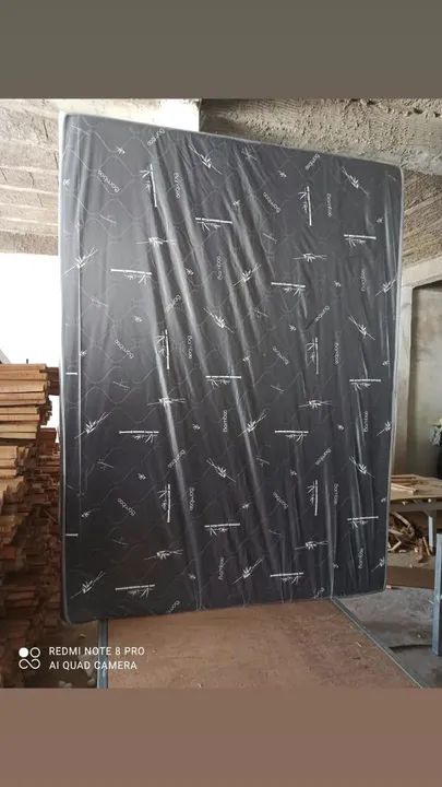 Cama Box de casal com espuma 