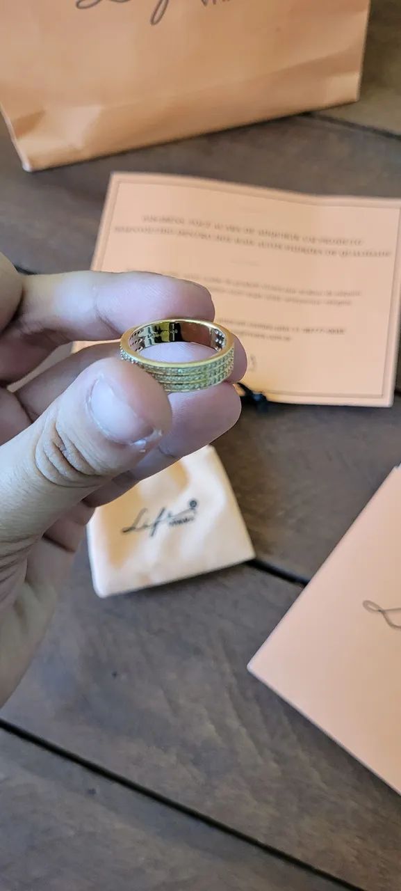 Anel Vivara Life em Ouro 18k - Foto 5