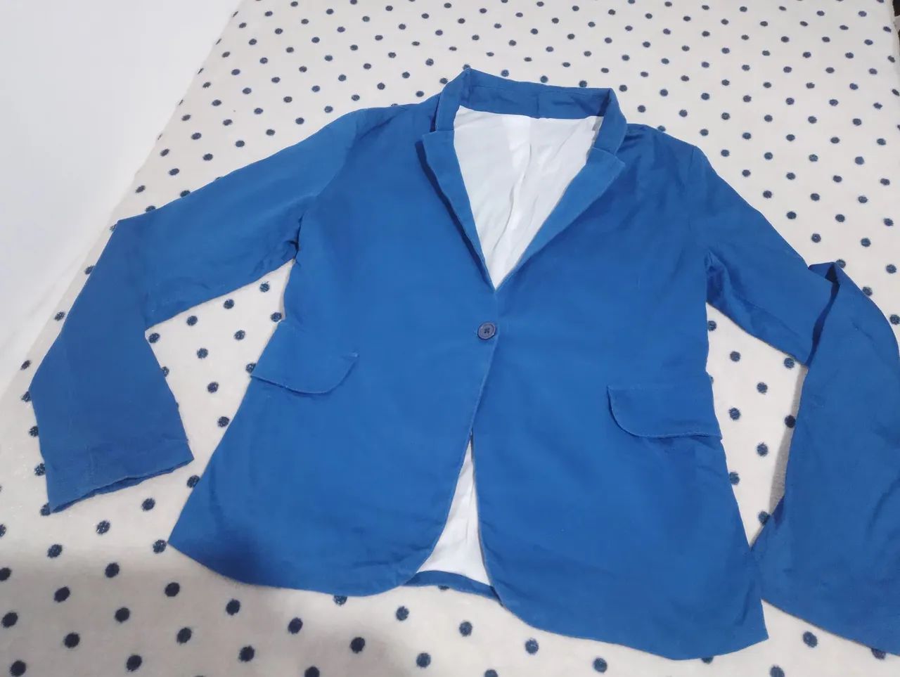 Blazer estiloso azul royal - Foto 2