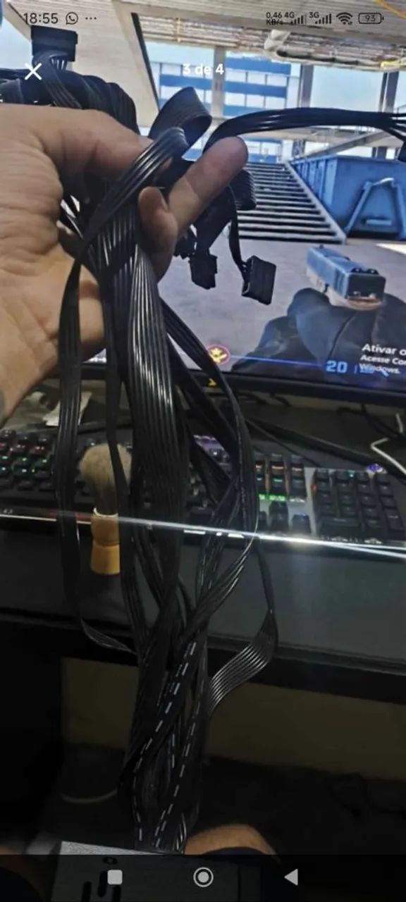 Fonte de PC Pure Power 500W RGB - Foto 2