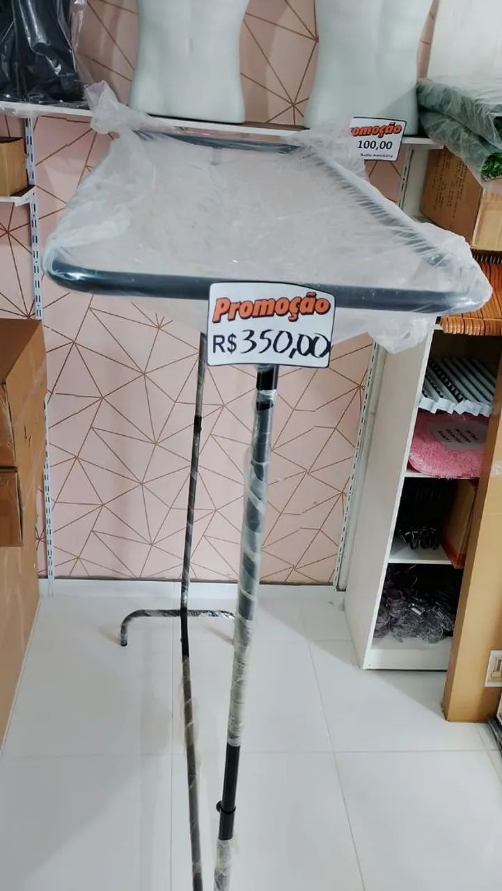 Arara desfile dupla oval preta