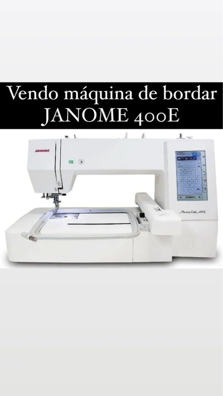 Máquina de Bordar Janome 400E