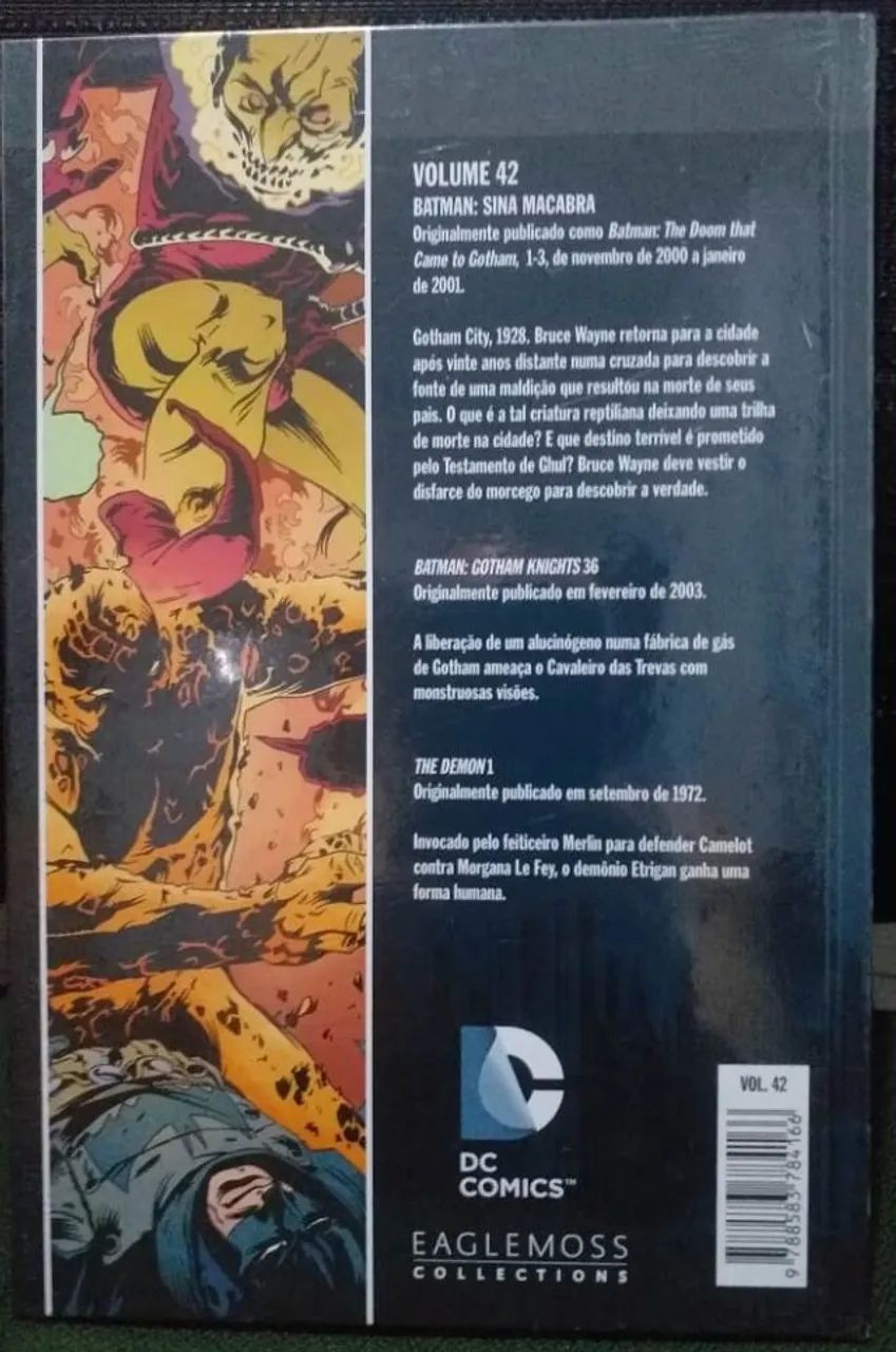 HQ BATMAN - SINA MACABRA - DC COMICS EAGLEMOSS ED. 42 - Foto 2