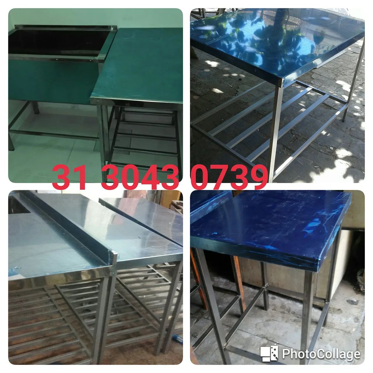 Mesa de manipulação de alimentos , fabricamos, frete grátis  - Foto 3