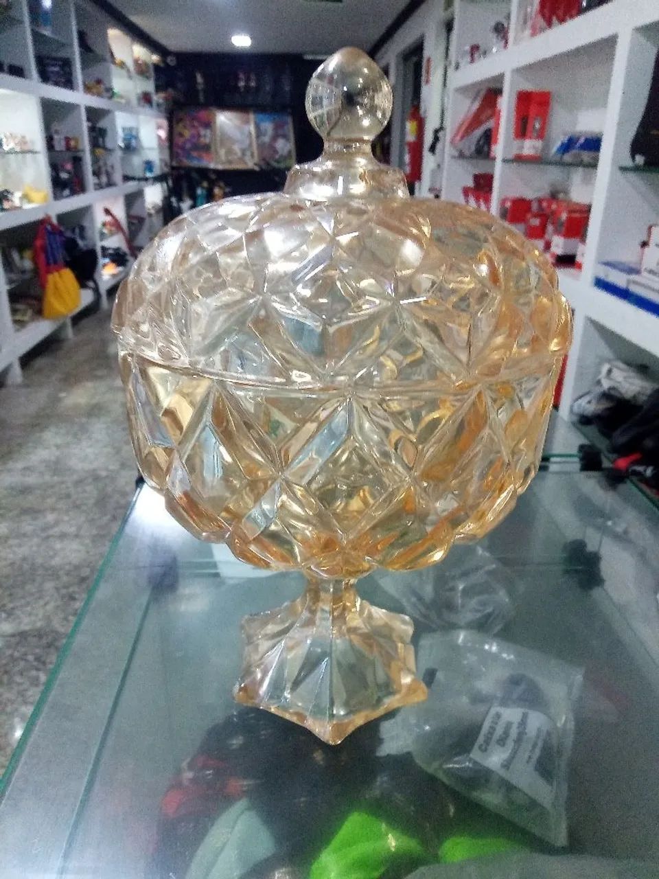 Conjunto de Sobremesa de Cristal