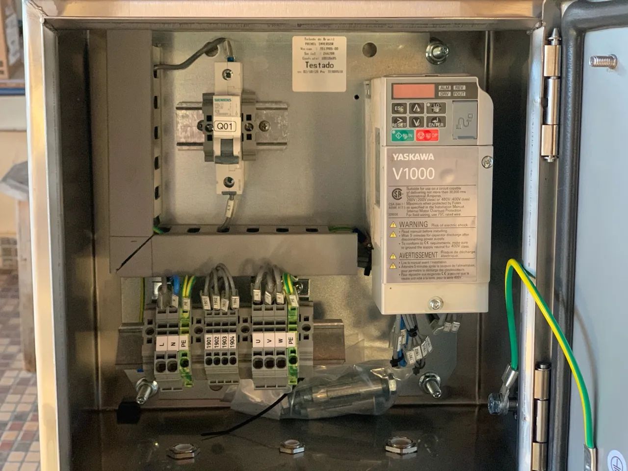 Painel de acionamento inversor de bomba/motor 220v ou 380v - Foto 4