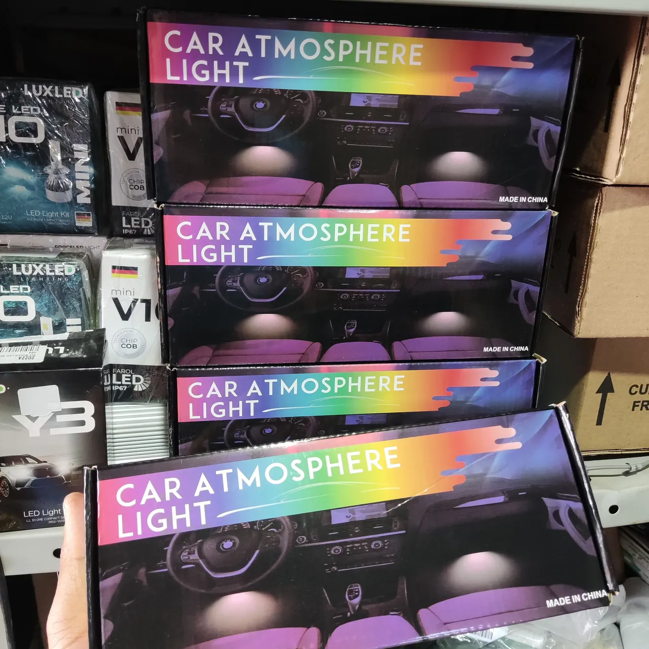 Iluminação Ambiente para Carro - LED RGB