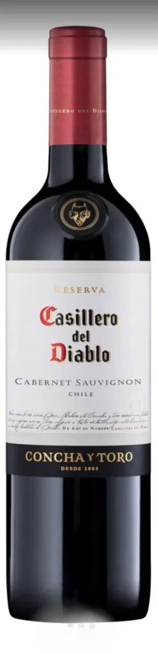 Vinho tinto Cabernet Sauvignon Casillero Del Diablo 750ml.