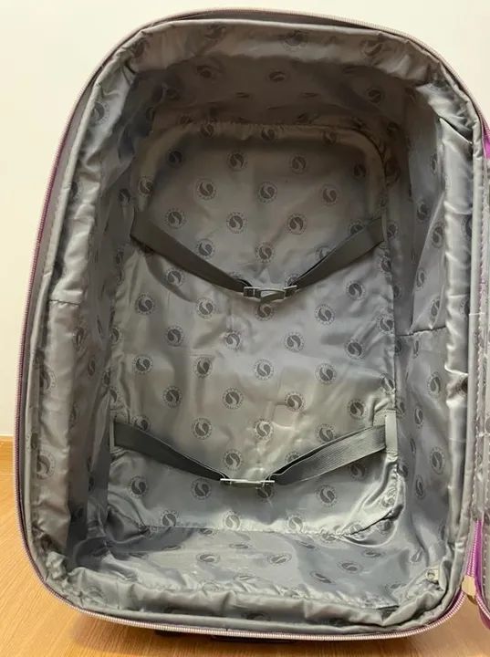 Mala Stradda Travel Line, Tamanho M, Lilás - Foto 2