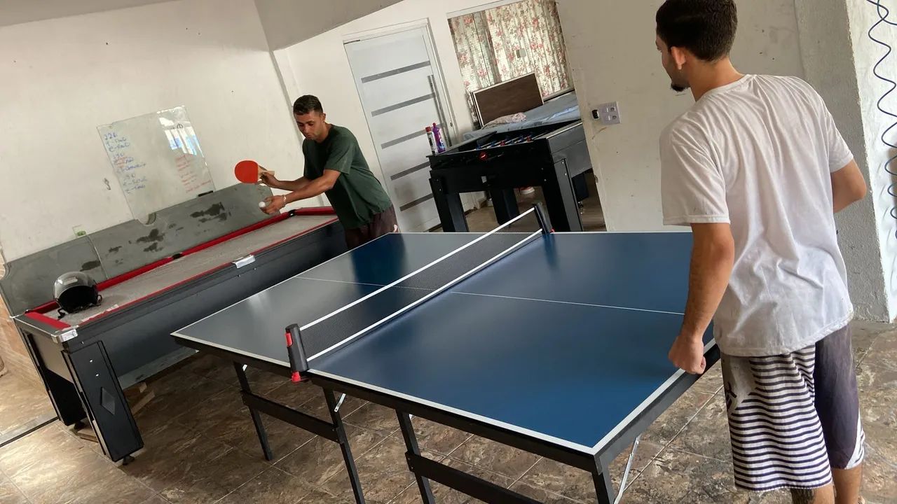 Mesa de Ping Pong Azul novo - Foto 2