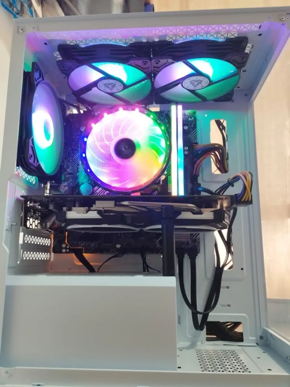 Pc Gamer Ryzen 5 2600, RX 580,16gb Mem, SSD 240gb, tela 20 pol. *Entrego*Parcelo - Foto 2