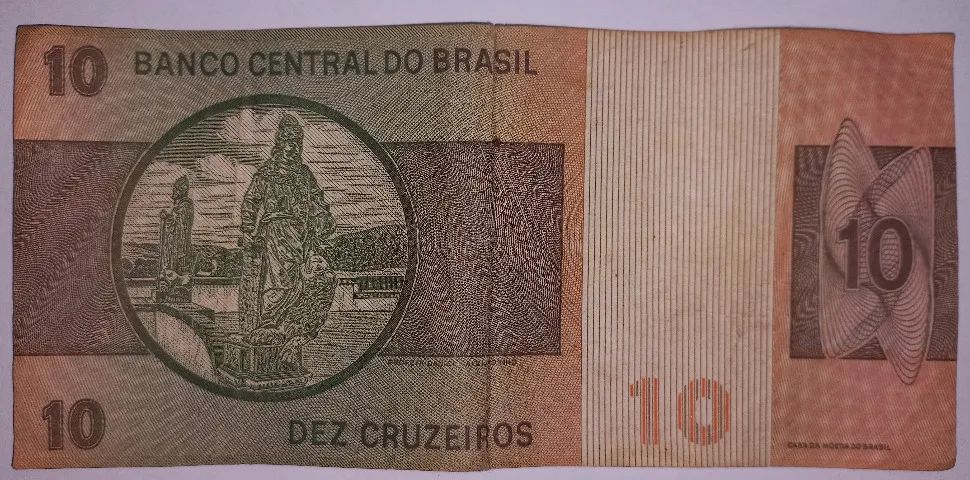 Cédula Antiga 10 Cruzeiros - Foto 2