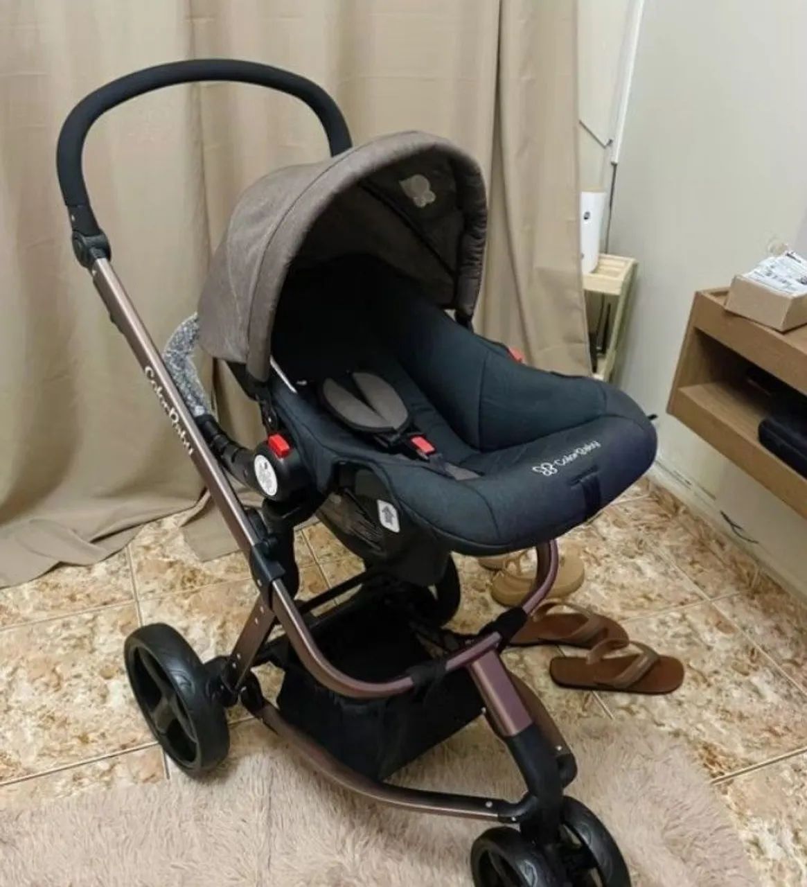 Carrinho europeu 3 em 1 