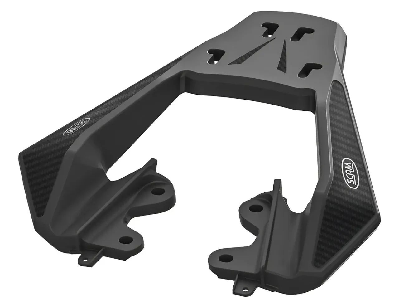 Suporte Bau Bagageiro Scam Fiber Force Cg160 Titan Fan 2025+ - Foto 4