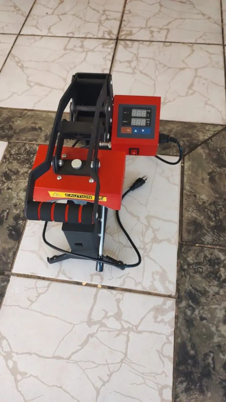 Prensa Para Boné Térmica - Sublimação - Foto 4