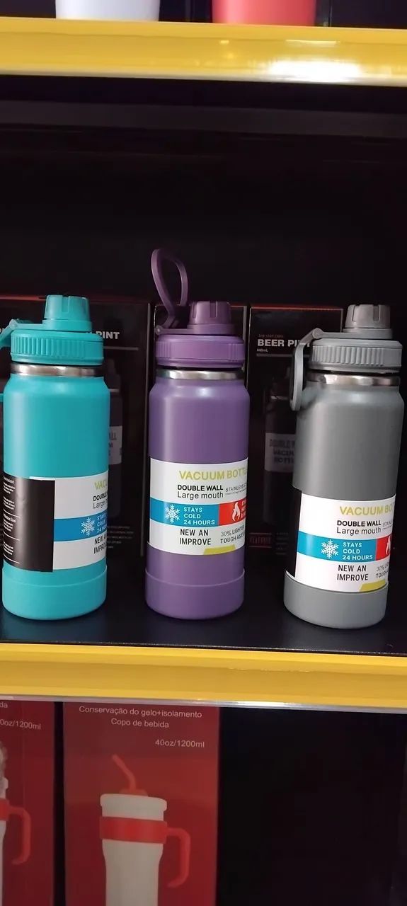 Garrafa térmica vacuum Bottle 600ML