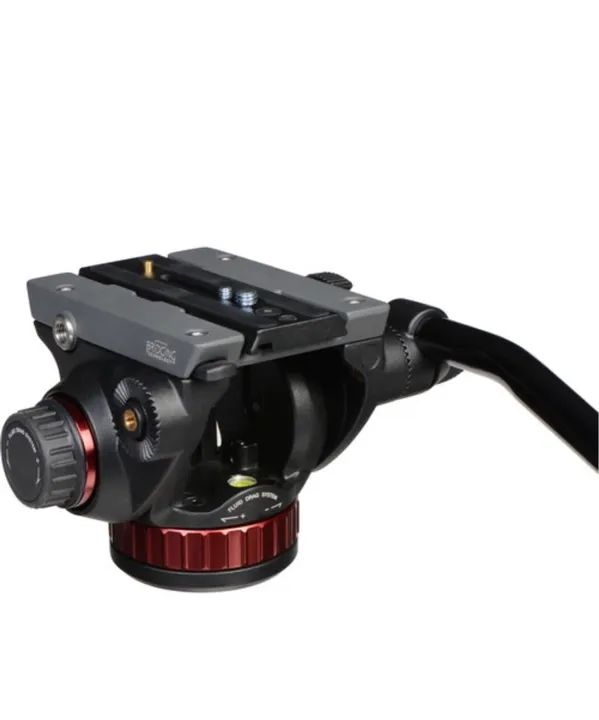 Cabeca hidraulica de tripe manfrotto mvh 502ah - Foto 4