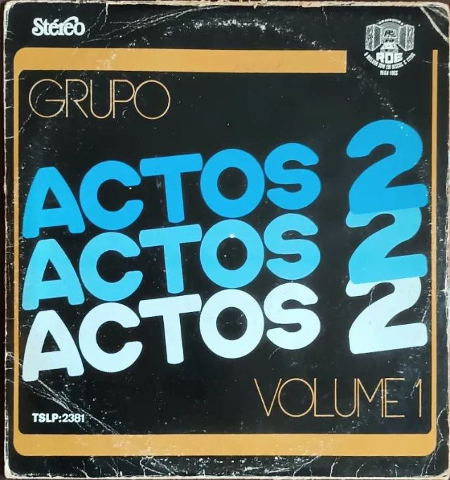 Lp Disco de Vinil Gospel Evangélico Actos 2 - Mundo Perdido - Raro