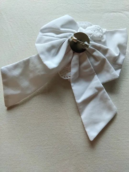 Laço bebê e infantil branco  - Foto 5