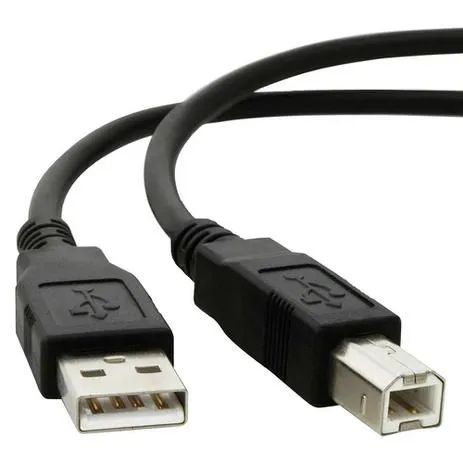 Cabo Usb para Impressora Epson Hp Térmica Jato de Tinta Universal