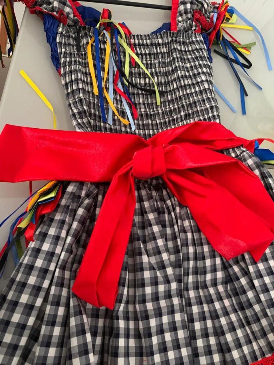 Vestido de Festa Junina Infantil