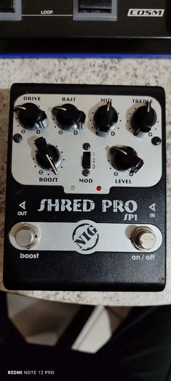 Pedal de Guitarra Shred Pro SP1 Nig