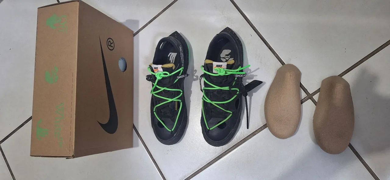 Tênis Nike Blazer Low x Off White original - Foto 5