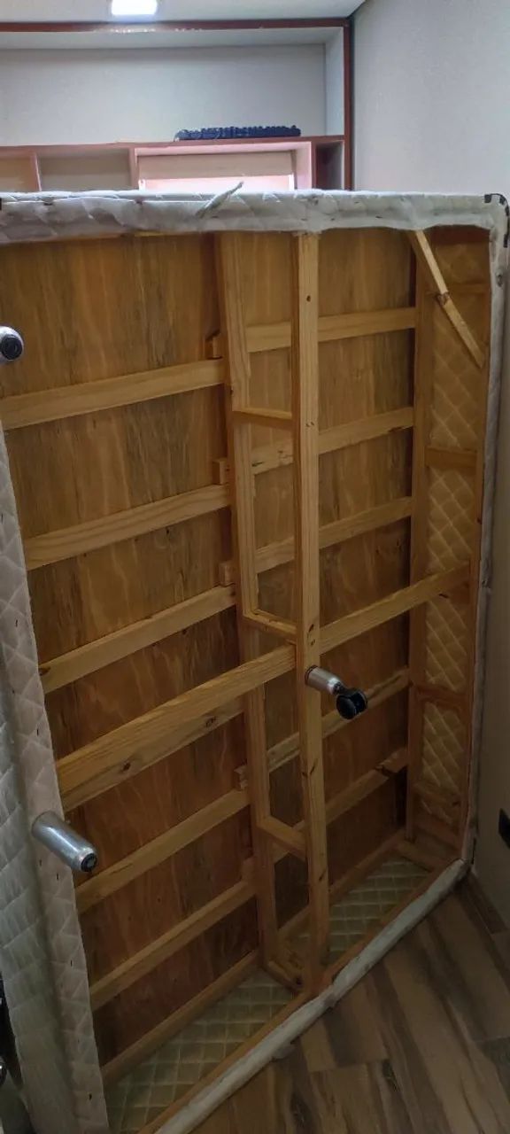 Base Cama Box de Madeira