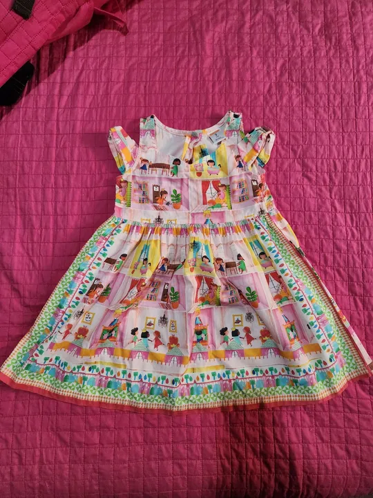 Vestido Infantil Menina Alphabeto-Tamanho 3
