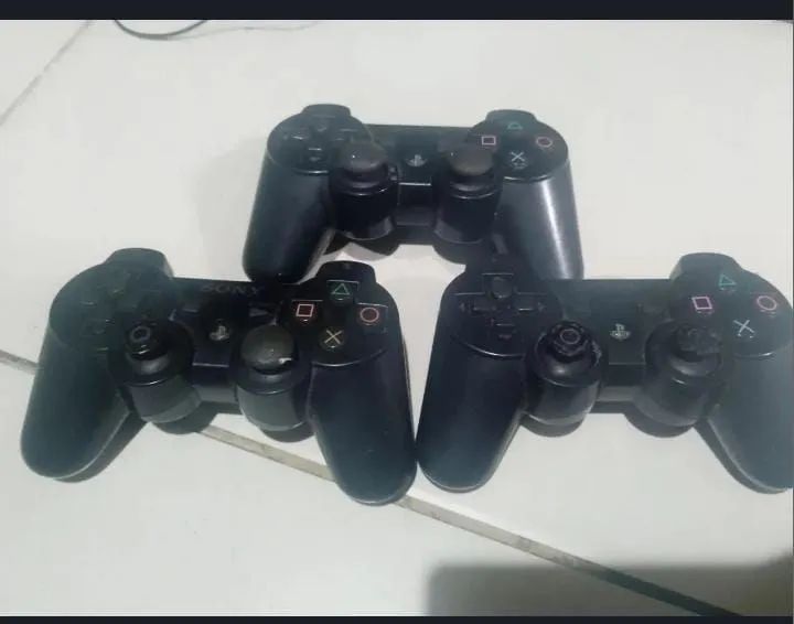 Controle DualShock 3 para PS3 - Pacote com 3