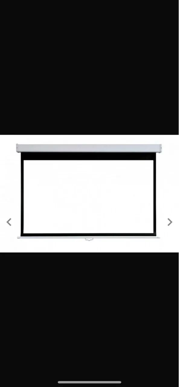 Tela de Projeção Manual Retrátil 3 metros