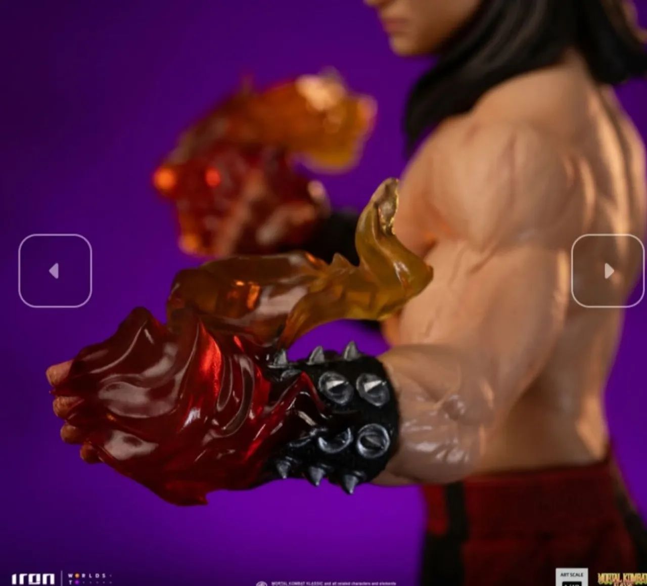 Liu Kang Mortal Kombat Iron Studios - Foto 5