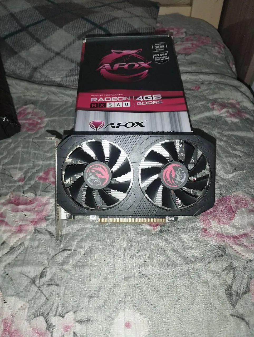 Placa de Vídeo AFOX Radeon RX 560 4GB Dual Fan