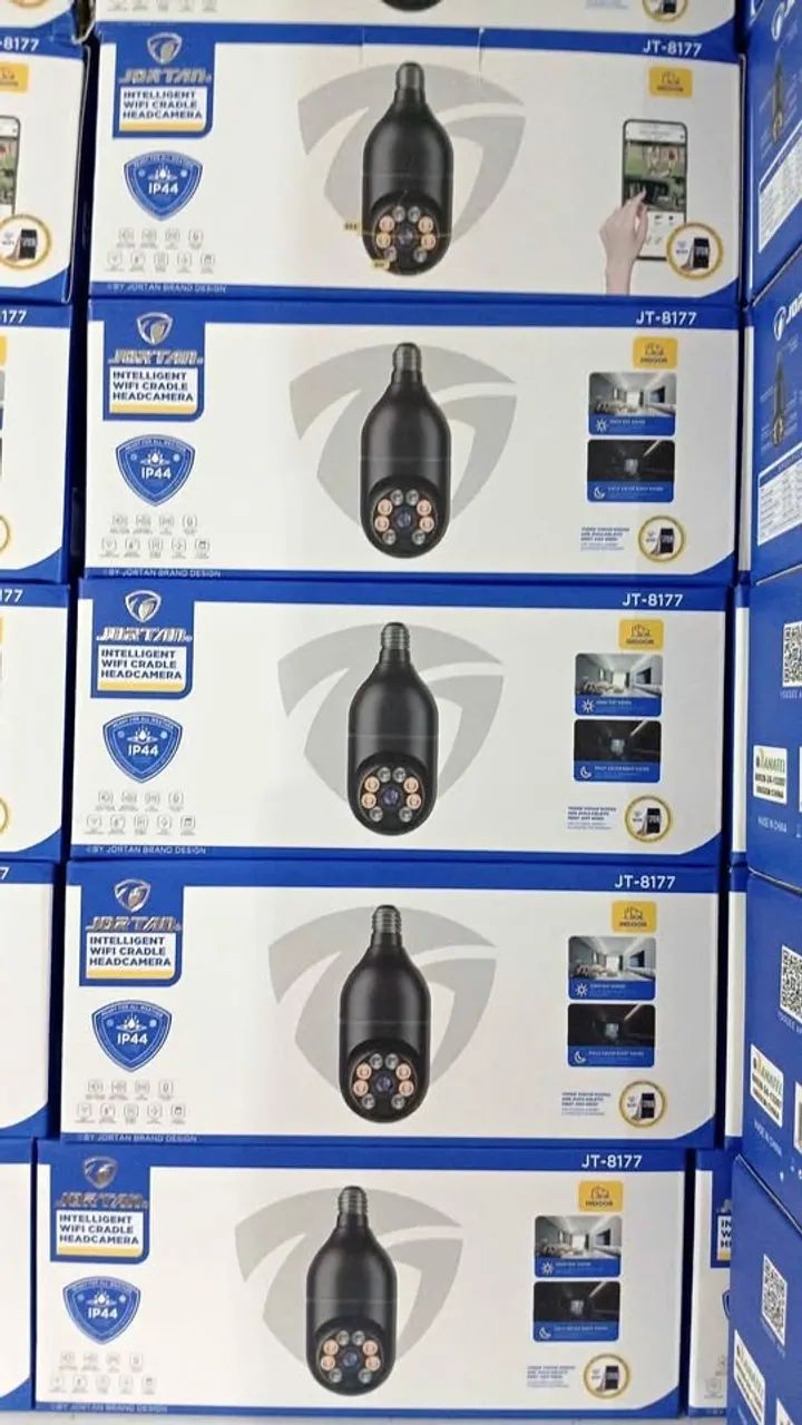 Câmera de Segurança lâmpada com lente dupla