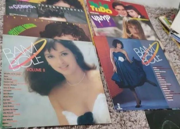 7 Discos Vinil Temas de novela