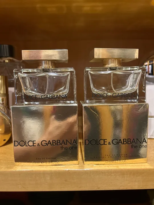 Vazios de Perfume Dolce & Gabbana The One - 75ml - Novo