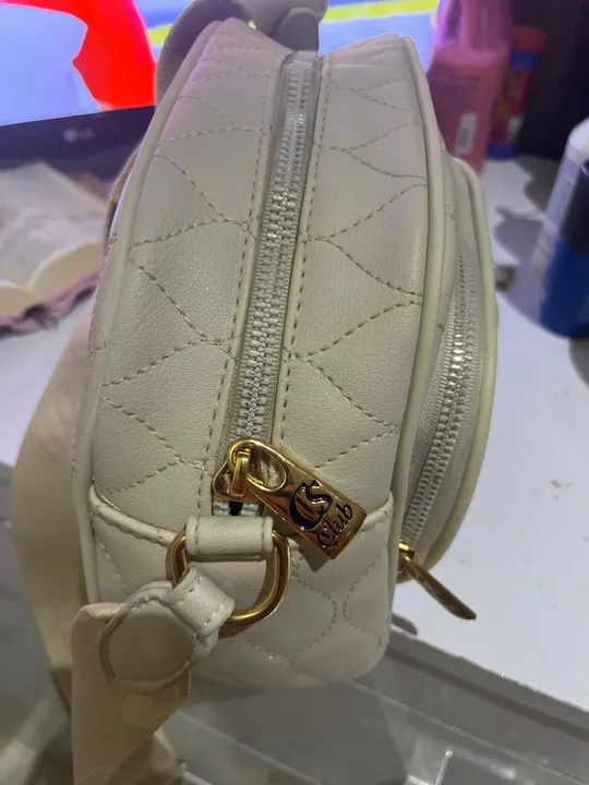 Bolsa C&Club Bege Carmen Steffens - Foto 5