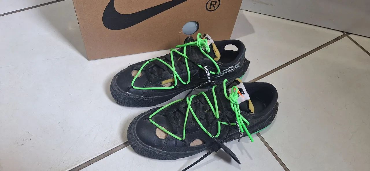 Tênis Nike Blazer Low x Off White original - Foto 3
