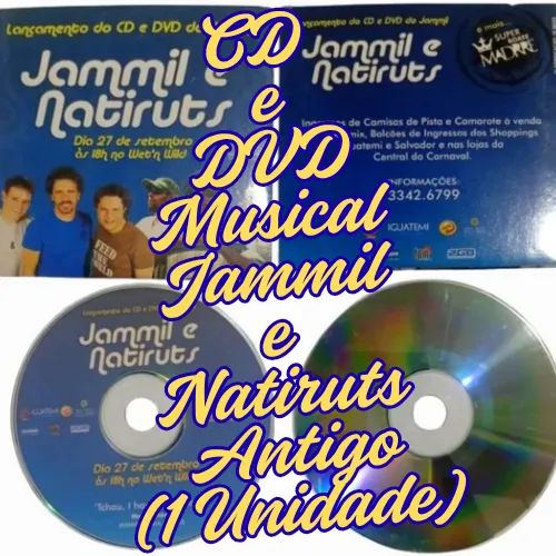 DVD Musical Jammil e Natiruts Antigo
