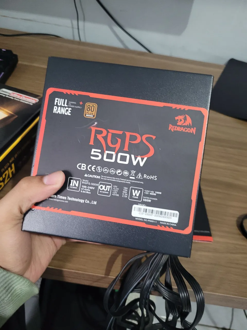 Fonte Redragon RGPS 500W 80 Plus Bronze