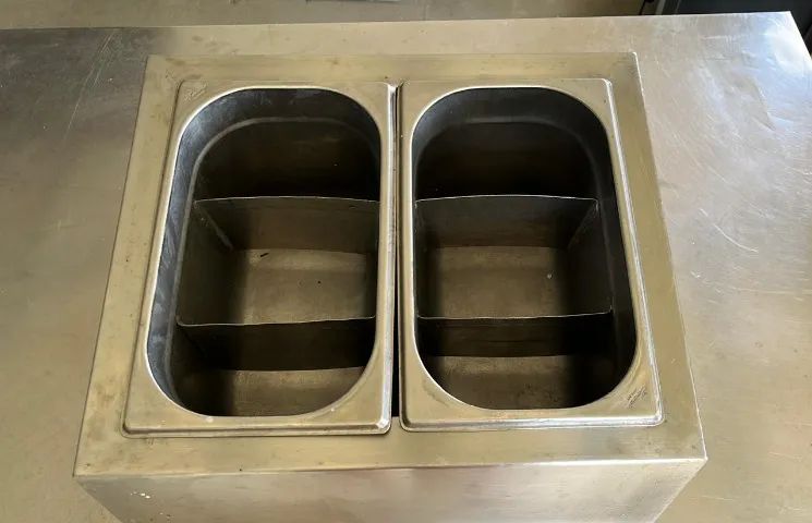 Porta talheres de inox para restaurante  - Foto 2