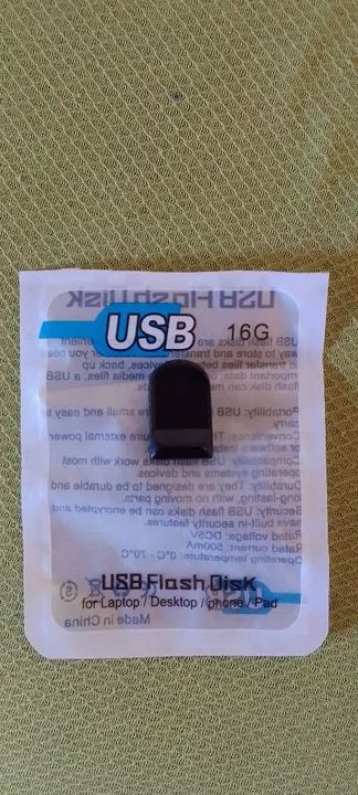 Pen Drive 16GB USB Super Míni Metálico 