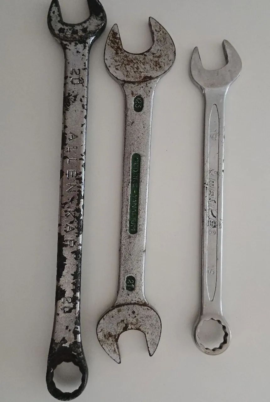 Kit com 3 chaves combinada e fixa