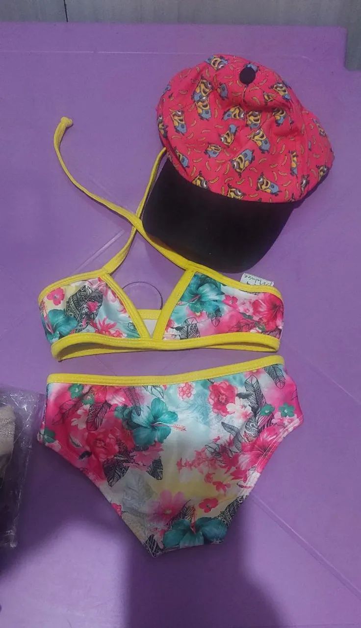 Conjunto Minnie Mouse - Roupas de Praia - Foto 4