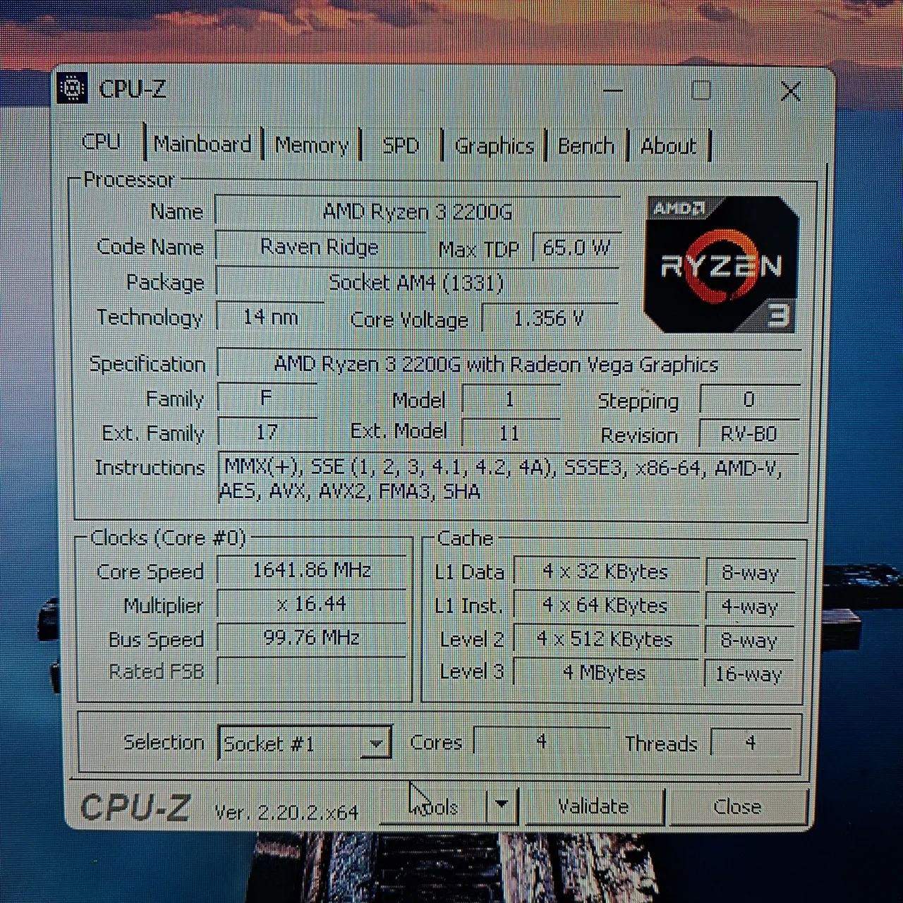 Processadores rayzen 3 2200g