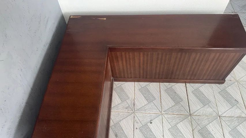 Sofá cantoneira marrom - Foto 3