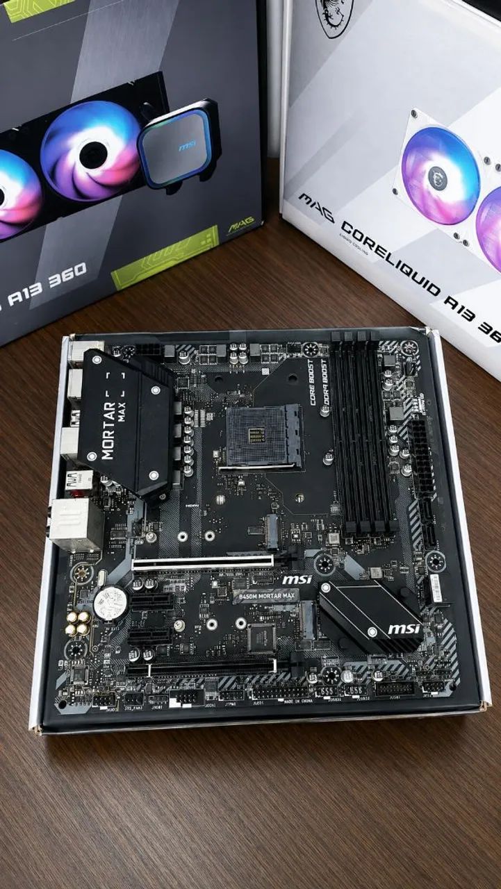 Placa mãe MSI B450M Mortar Max