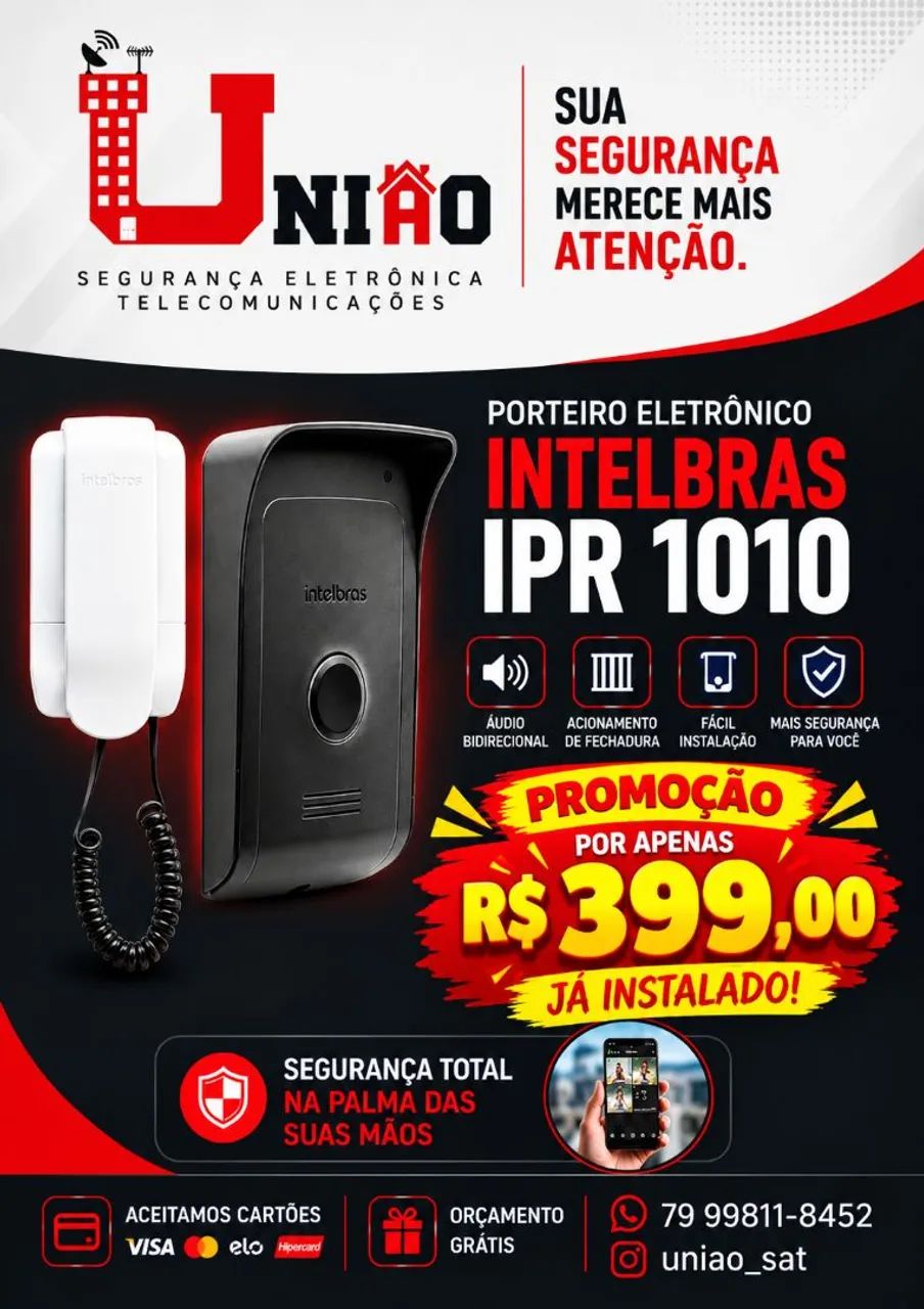 PORTEIRO ELETRÔNICO (JÁ INSTALADO)