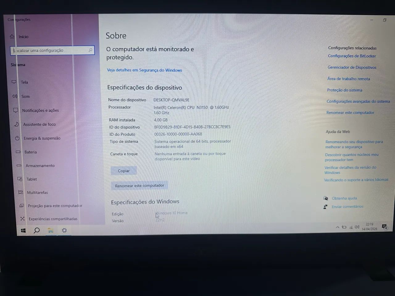 Notebook Acer Barato / Funciona na Tomada / HD 500 - Aceito troca / proposta - Foto 2